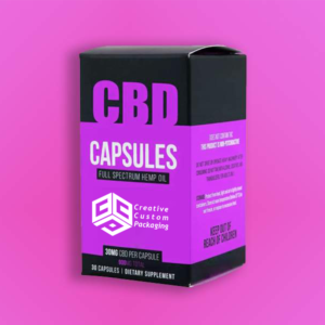 Custom CBD Capsules Boxes